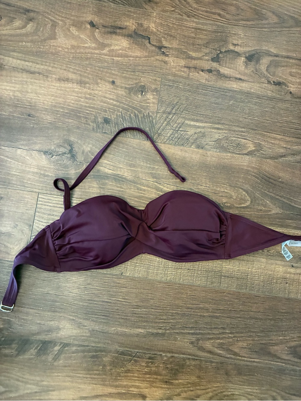 Victoria's Secret Plum Bandeau Bikini Top
